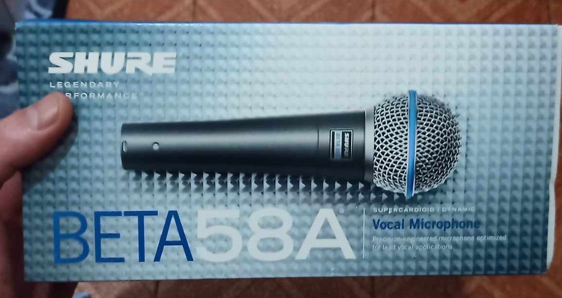 Microfon SHURE Beta 58A nou sigilat cu toate accesoriile
