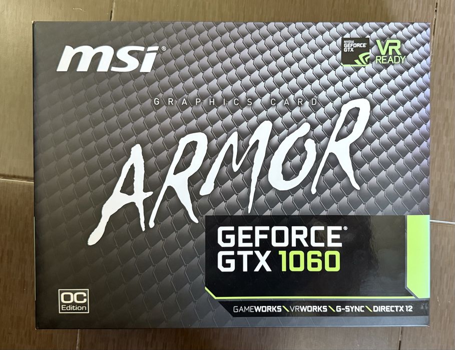 MSI ARMOR gtx 1060 6 gb