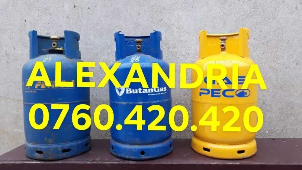 Butelie Aragaz -Butelii Albastre si Galbene