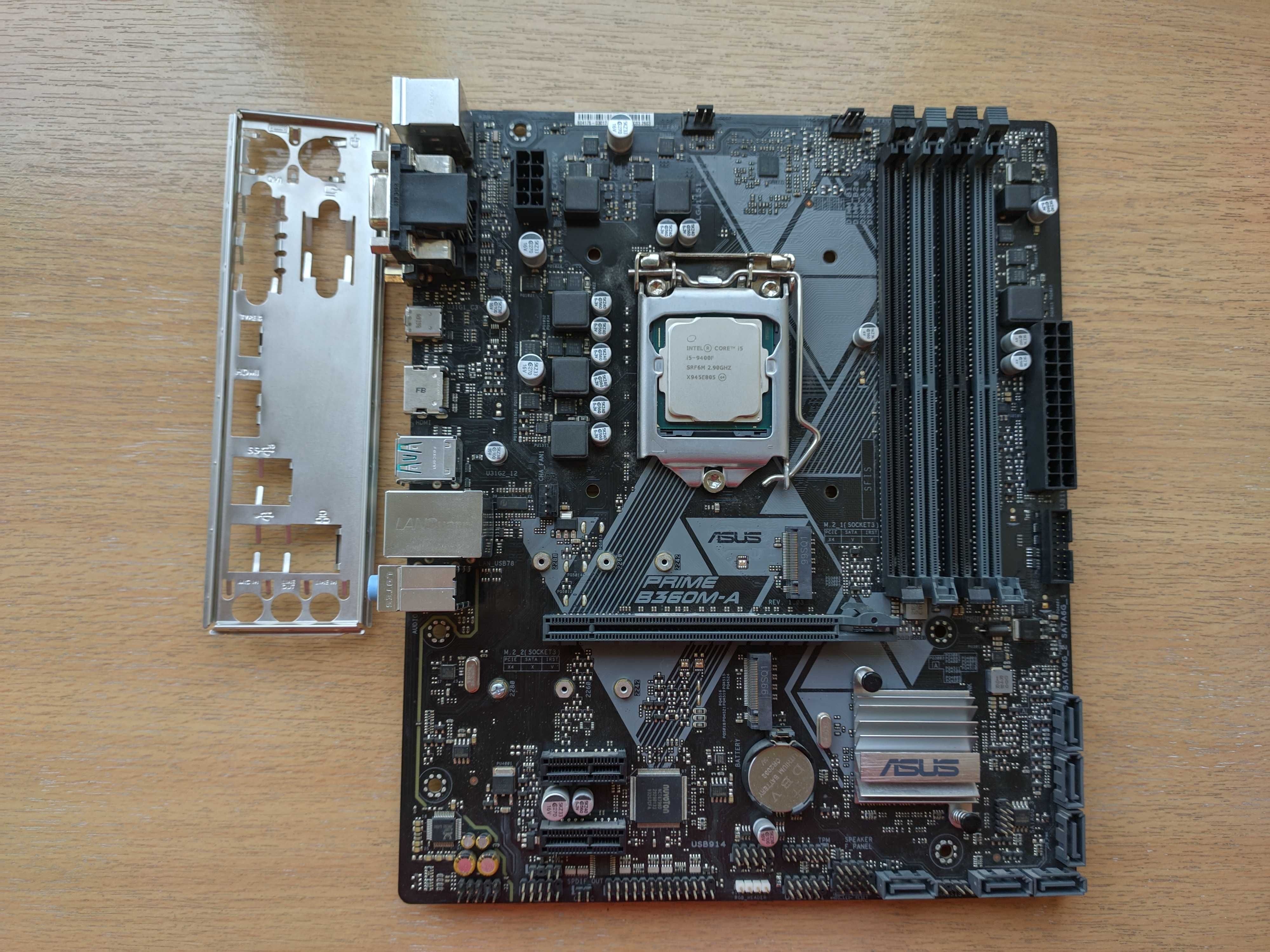Комплект i5-9400F + ASUS B360M-A + 32GB DDR4