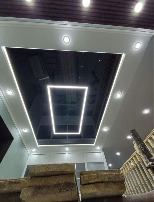 Натяжные потолки костанай слив воды