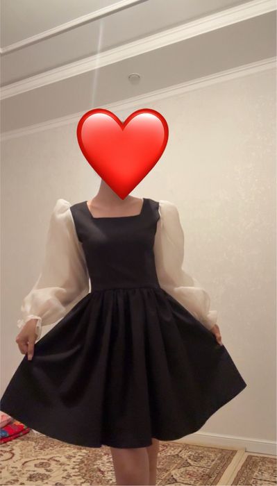 Платье черное хорошего качества