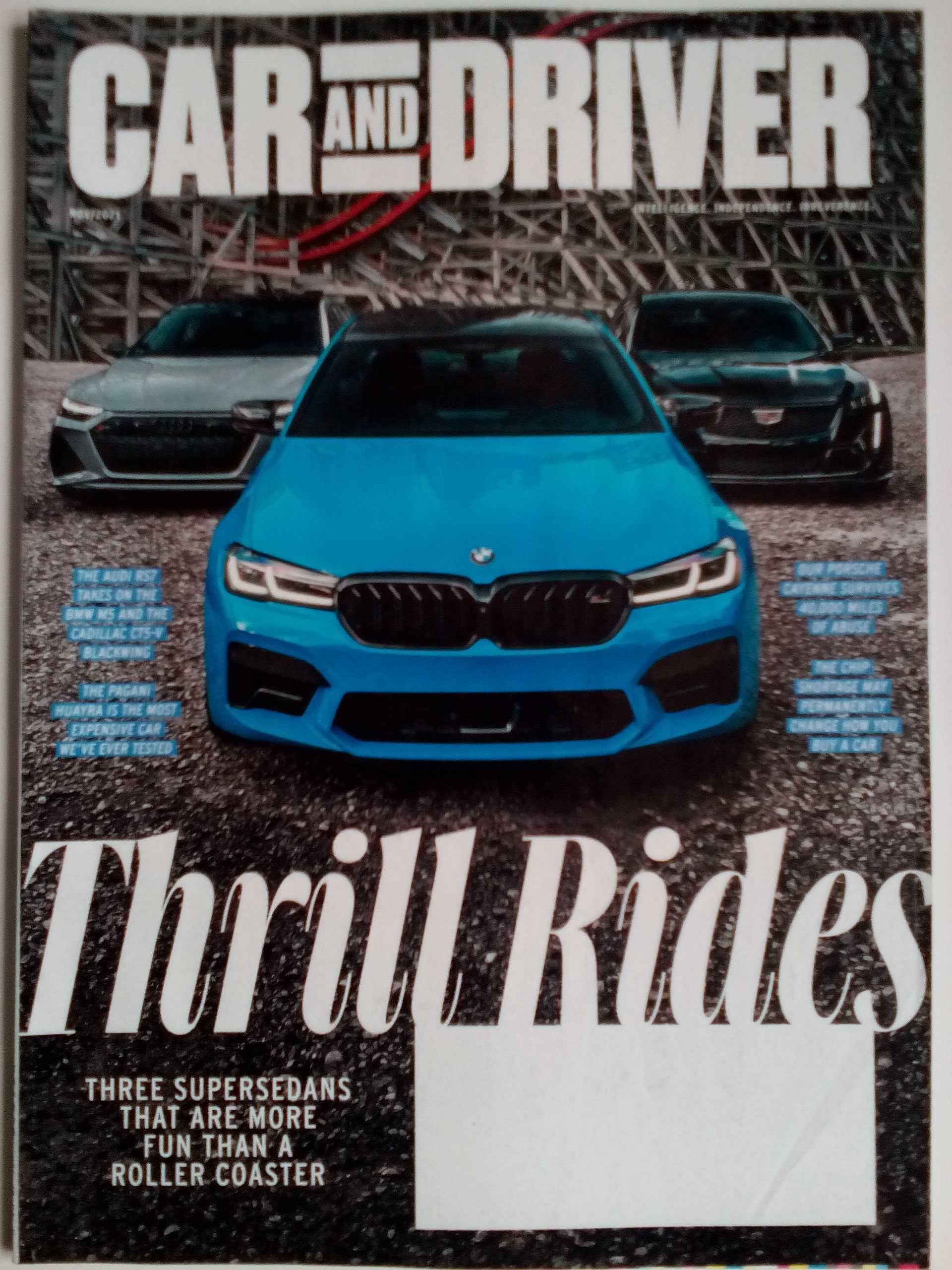 Колекция списания за автомобили Car & Driver Motor Trend Road & Track