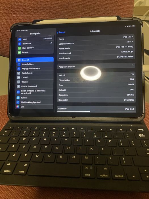 Apple iPad Pro (2018), 11", 256GB, Cellular, Space Grey
