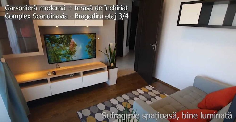 Proprietar, Inchiriez garsoniera cu terasa - Scandinavia - Bragadiru