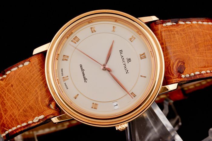 Blancpain - Excellent Super Slim Automatic 18K Pink Gold