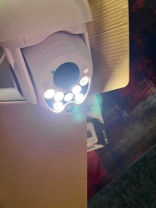 Camera Supravehere Rotativa 360 Sunet & Lumini