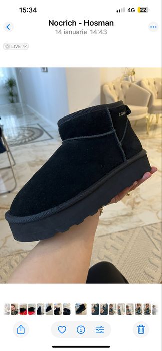 UGG piele nr 40 sunt noi.