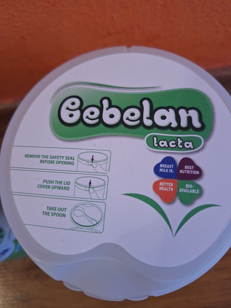 Адаптирано мляко Bebelan Lacta Alimenta 1 за кърмачета от 0-6 М 400 гр