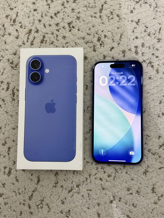 Iphone 16 фиолетовый 256 Gb РАССРОЧКА есть