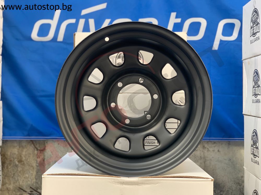 16" 10J 6x139.7 ET -44 Джанти Стоманени 4x4 Минусови Toyota Nissan