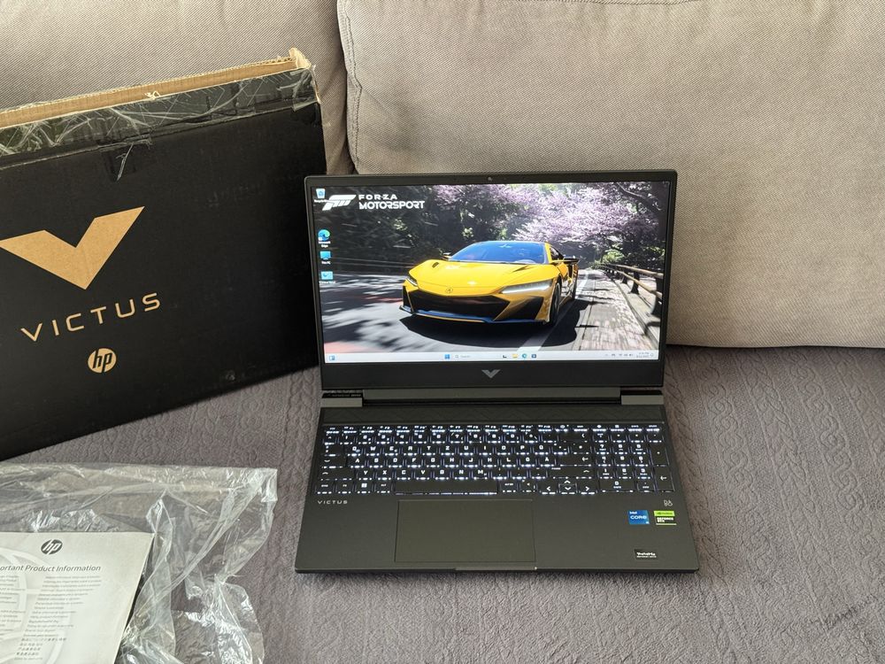 15,6’FHD IPS 144Hz/RTX 4060 8GB/i5-12500H/Hp Victus/16GB DDR4/512GB