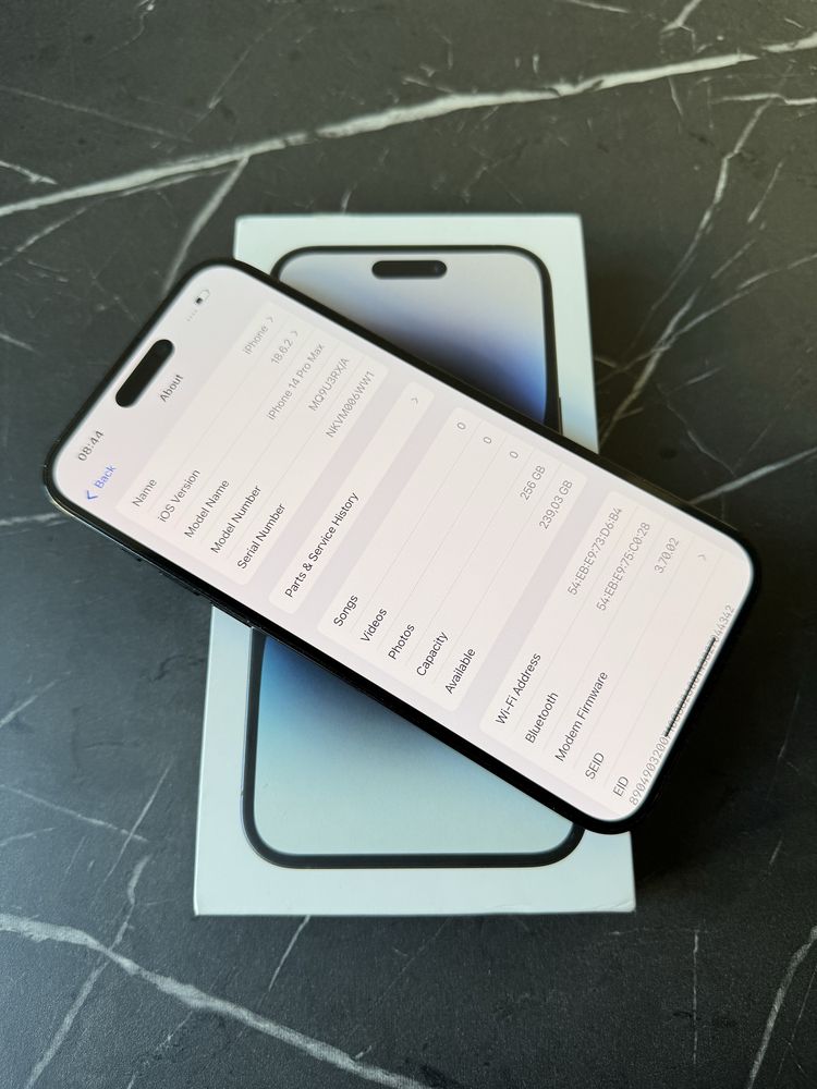 IPhone 14 Pro Max 256 GB Space Black 100% Батерия