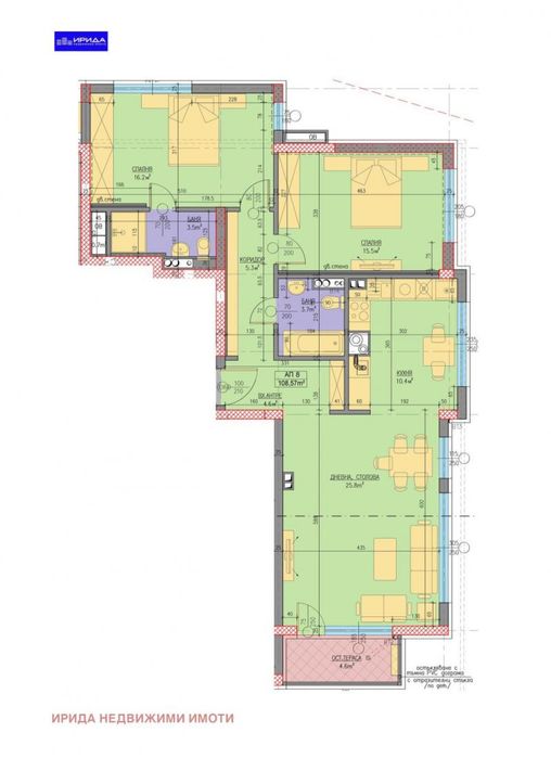 Продава се Тристаен апартамент в София, Лозенец - 128 кв.м за 2204 €/кв.м - Снимка #11