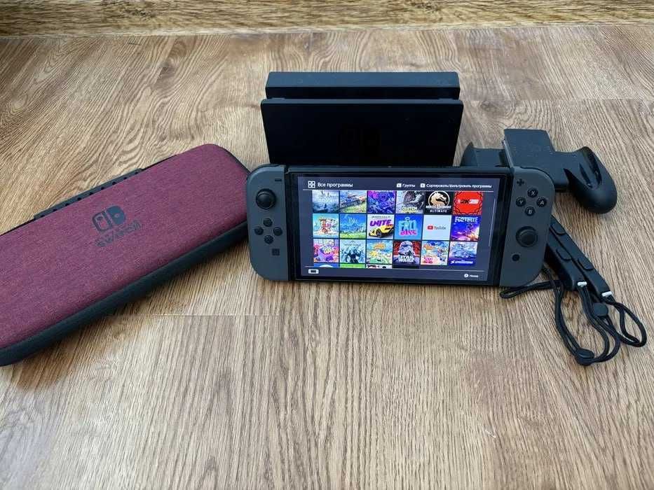 Nintento Switch OLED + SD карта на 512 ГБ