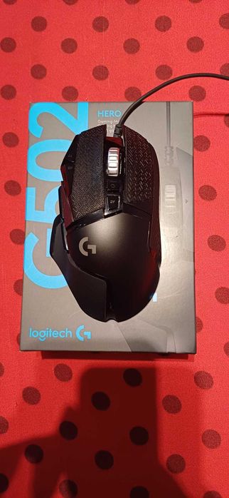 Mouse Logitech G502 Hero + Grip tape