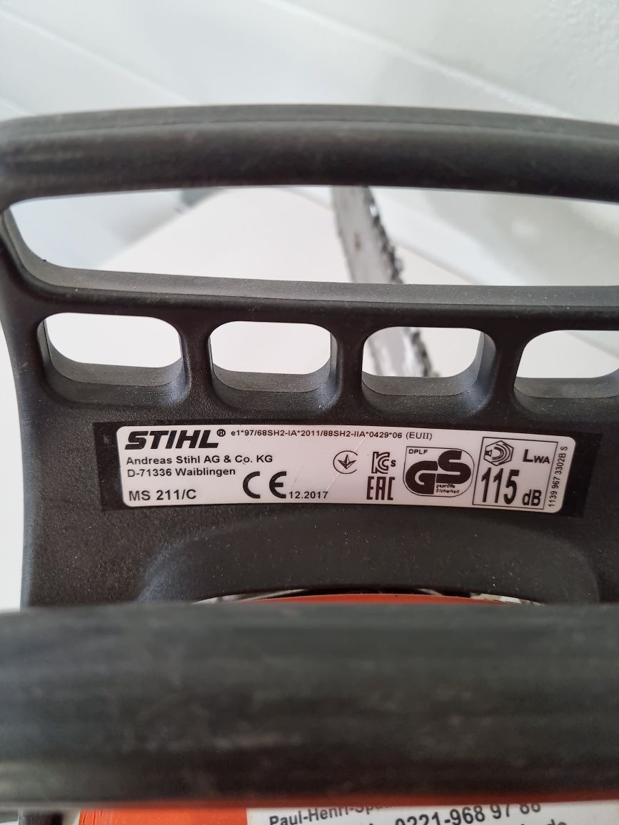 STIHL  MS211 немска моторна резачка