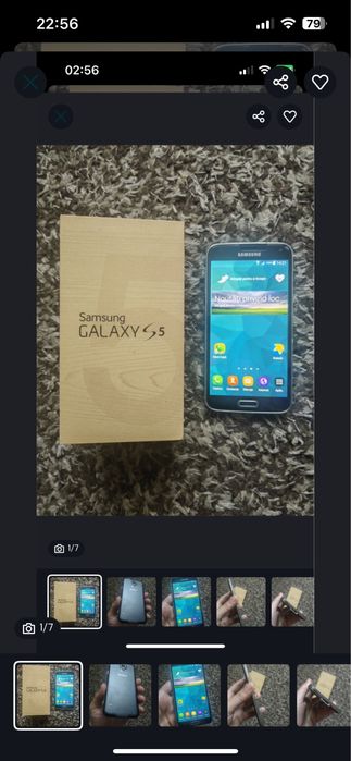 Samsung Galaxy S5 la cutie