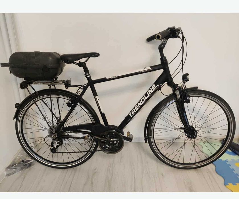 Bicicleta Trekking Trendline frane hidraulice Magura