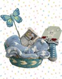 Лусозна кошница за новородено бебе, погача!