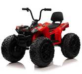 ATV electric Kinderauto SX2129 4x4 24V roti moi, scaun tapitat RED