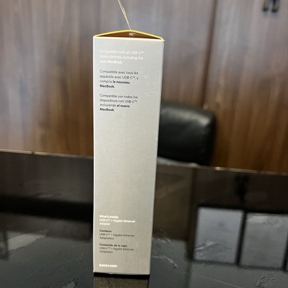 Kanex USB-C to Gigabit Ethernet Adapter - адаптер с USB-C порт