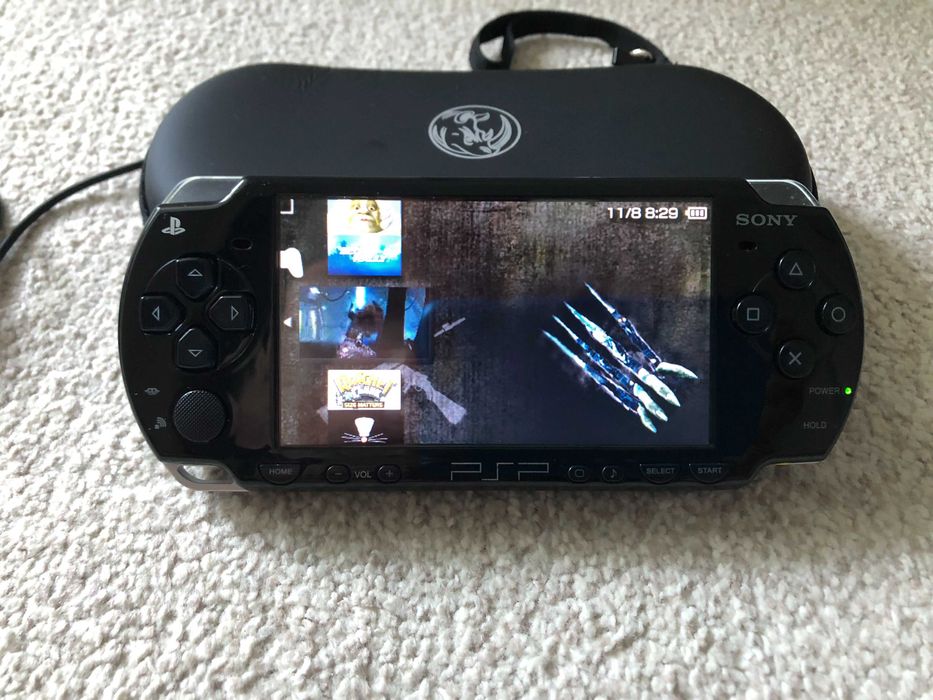 PlayStation PSP 2004 60jocuri Modat 64Gb Husa incarcator GTA GOW