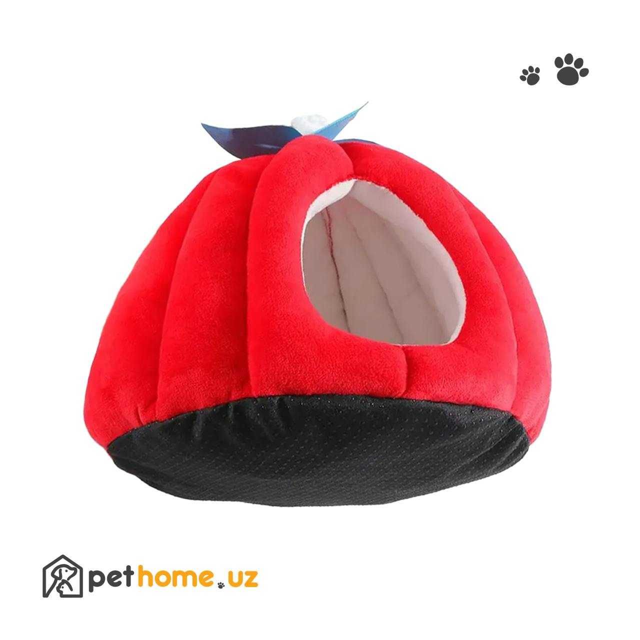 Плюшевый домик для кошек «Тыква» Pumpkin Cat House
