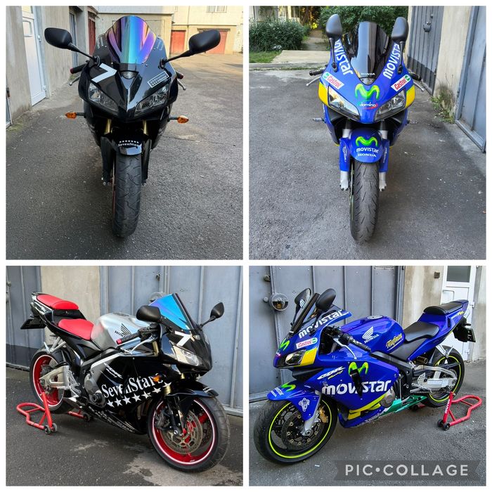 Honda CBR 600 rr Akrapovic Facelift, Movistar Non Facelift