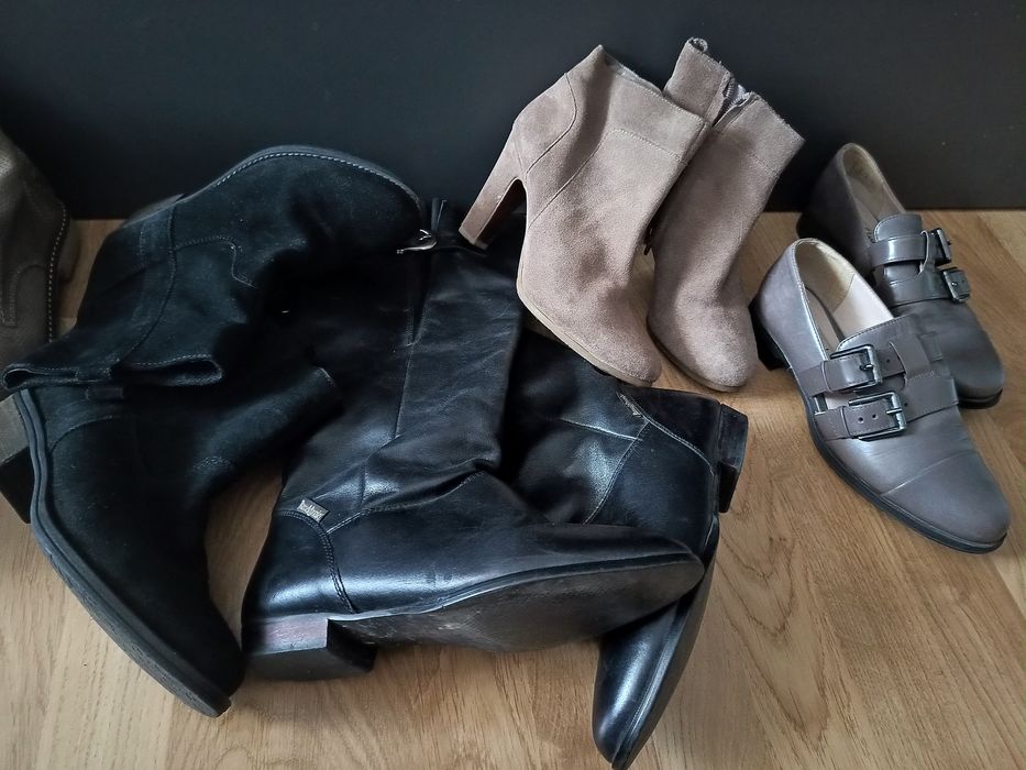 LOT Ghete/ botine dama mărimea 36 piele tot pentru 179 lei