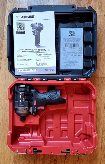 Parkside Импакт ¼" 12v 170N, Гайковерт PPBSSA 600Nm, шлайф ротационен