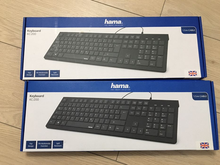 Tastatura HAMA cu cablu USB 1,5 m
