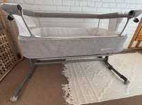Patut atasabil (co-sleeper) 3in1, gri, Kinderkraft, Neste Air,