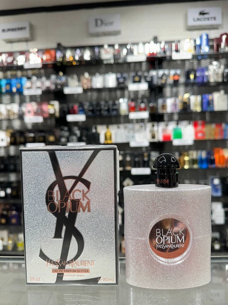YSL Black Opium glitter