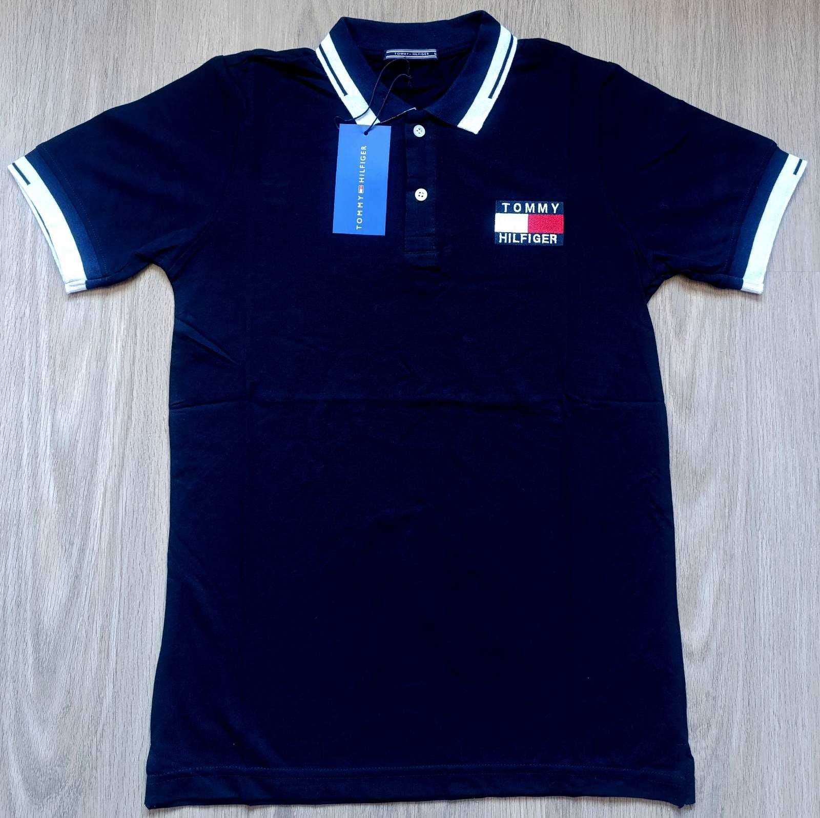 Мъжки тениски с яка Tommy