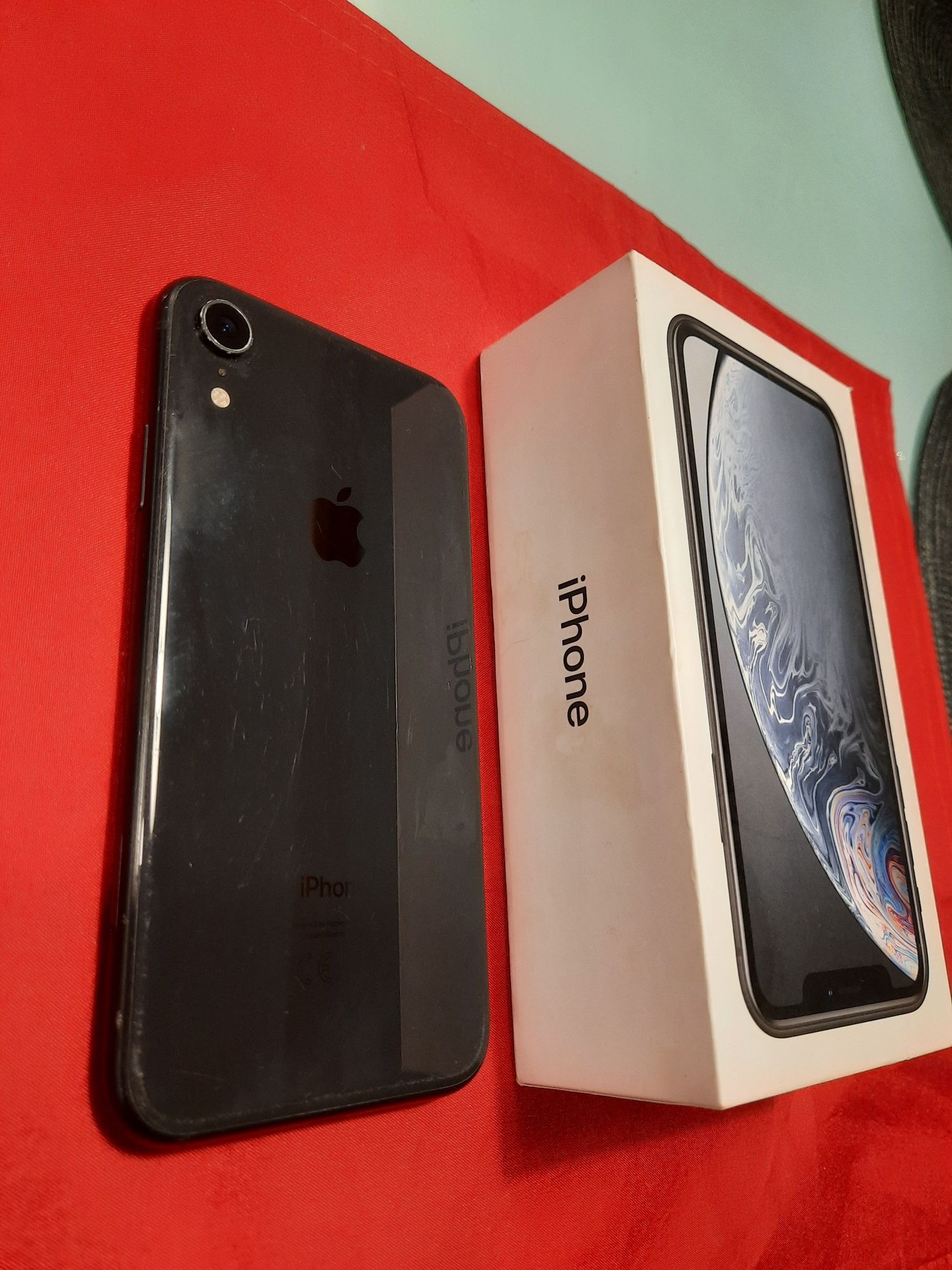 Iphone XR 64GB Black Retea Orange