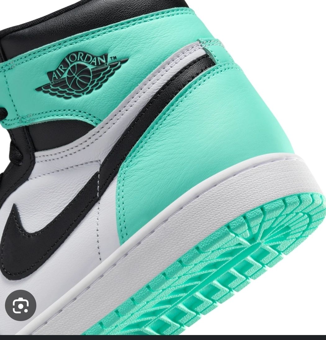 Jordan 1 high "green glow" 35.5 si 38.5 originali noi
