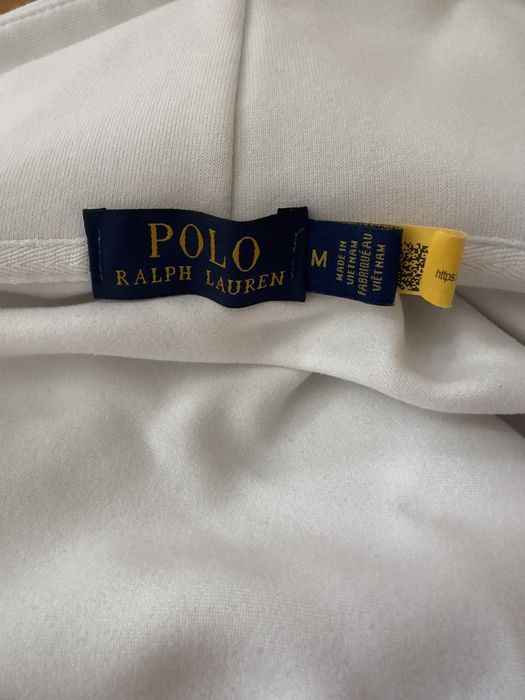 Polo Ralph Lauren zipper бял размер М
