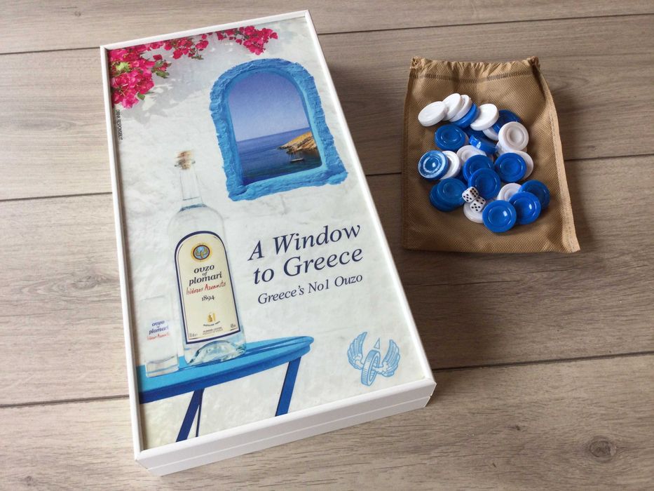 НОВА колекционерска табла за игра на Узо Пломари / Ouzo Plomari