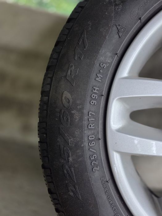 Jante senzori anvelope Pirelli 225 60 17 bmw x3 x4 f25 f26