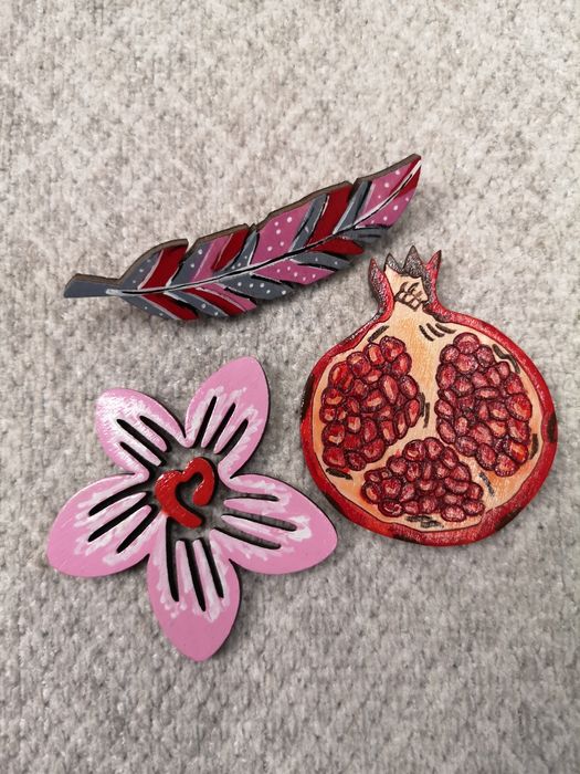 Деревянные заготовки для значков