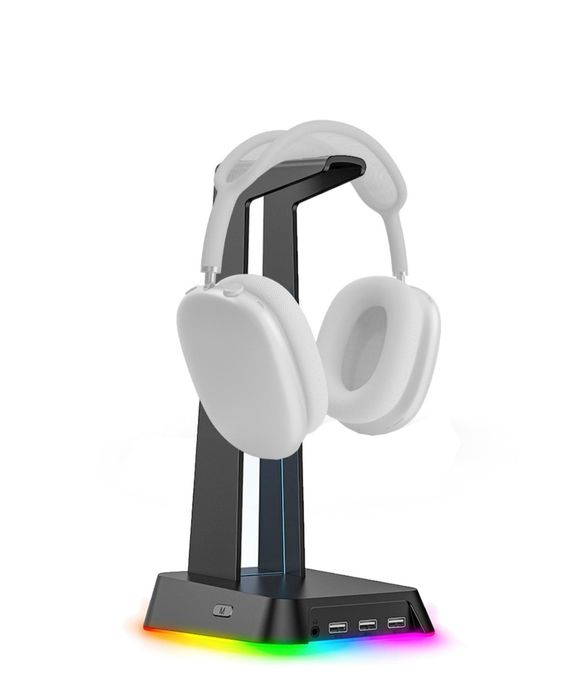 Onikuma ST-2 NOU/Sigilat Suport Casti RGB cu 3 intrari USB si RCA