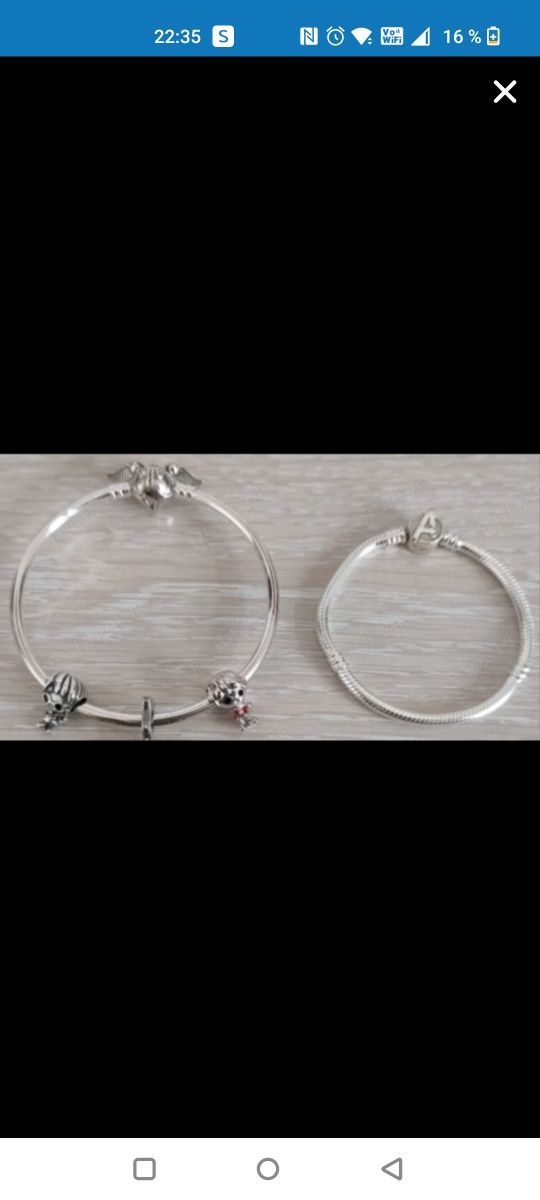 Charm Harry Potter AG S925 ALE, diverse modele Pandora