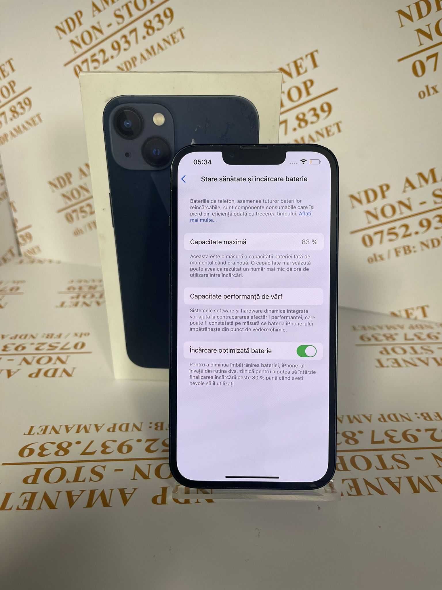NDP Amanet NON-STOP Bld.Iuliu Maniu 69. IPhone 13 256GB (983)