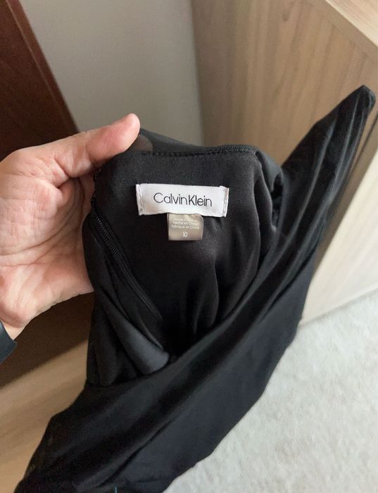 Rochie de seara, nunta, botez, bal, bachet, Calvin Klein marimea M