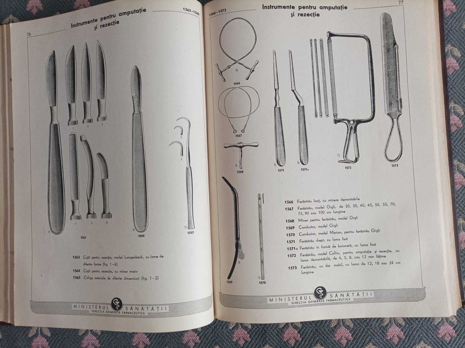 Carte - Aparate si instrumente medicale - Editura tehnica, 1956