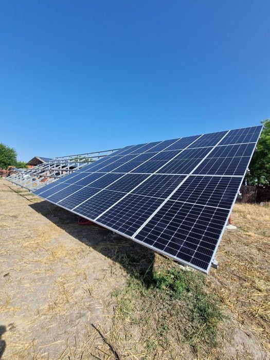 KIT Structura panouri fotovoltaice pe sol GALVANIZAT