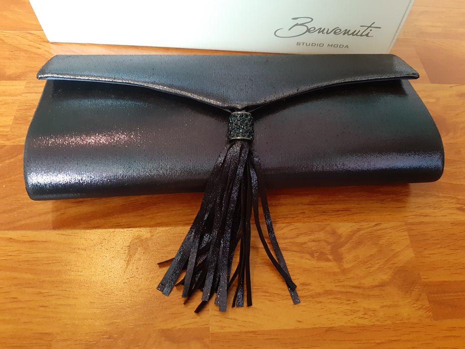 Set sandale piele marimea 35-36 si poseta Benvenuti