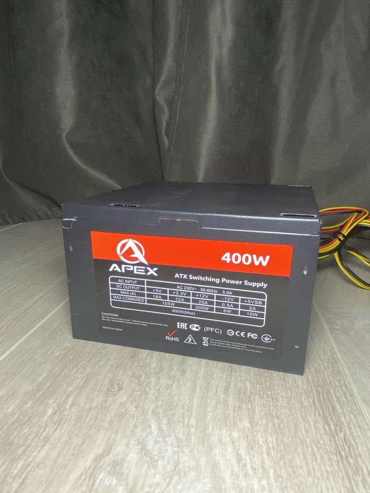 БЛОК ПИТАНИЯ apex 400w atx