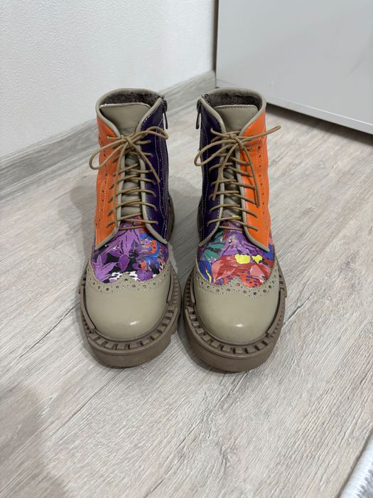 Дамски боти естествена кожа